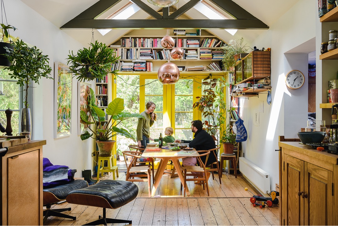 Stevie Parle at home in his kitchen